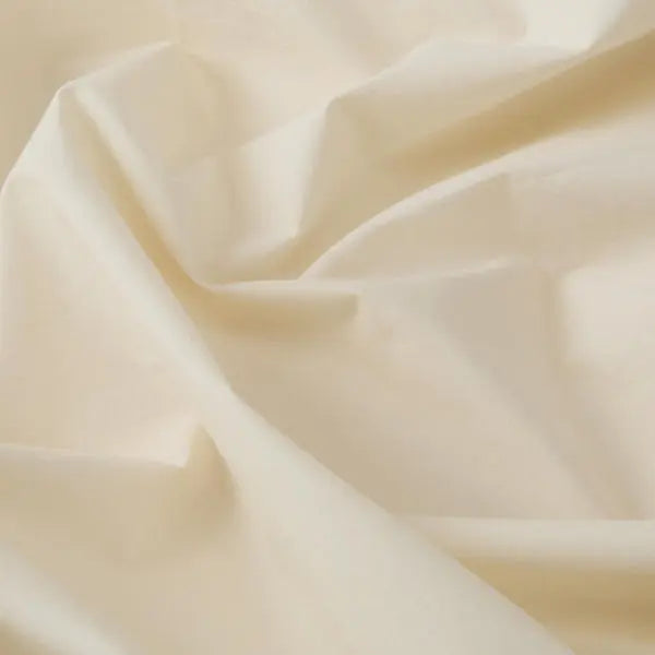 Mindful Cream Washed Cotton Percale Duvet Cover Piglet