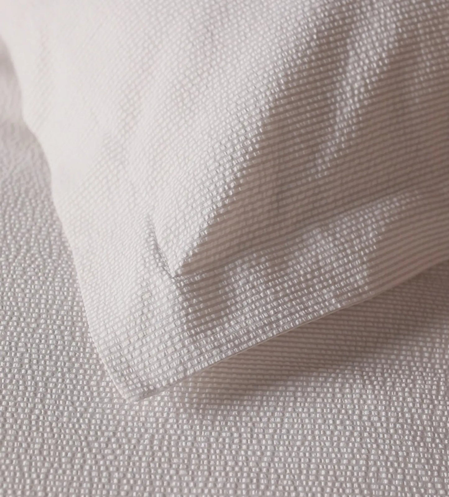 Natural Seersucker Stripe 100% Cotton Duvet Cover The Secret Linen Store