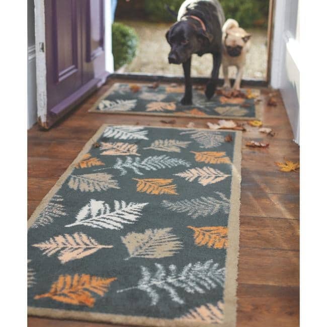 Eco-Friendly Washable Floral Mat The Rugs