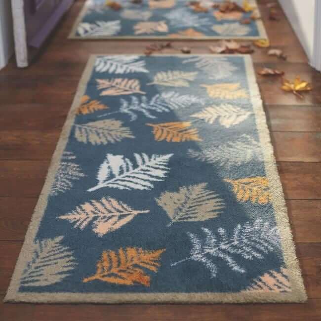Eco-Friendly Washable Floral Mat The Rugs