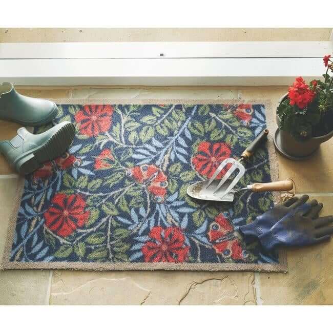 Eco-Friendly Washable Floral Mat The Rugs