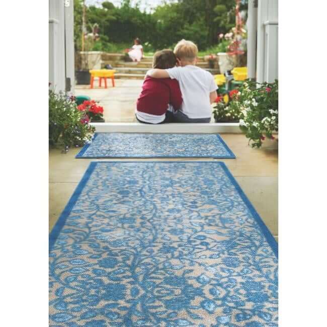 Eco-Friendly Washable Charm-Floral Mat The Rugs