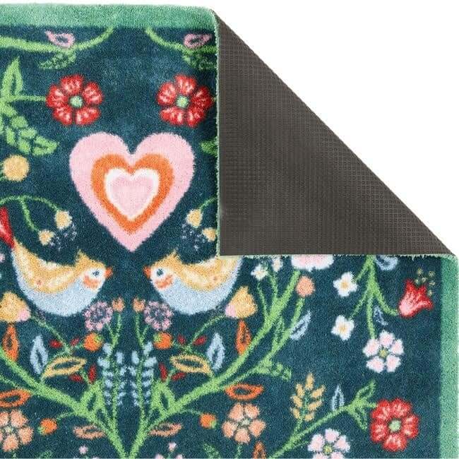 Eco-Friendly Washable Floral Mat The Rugs