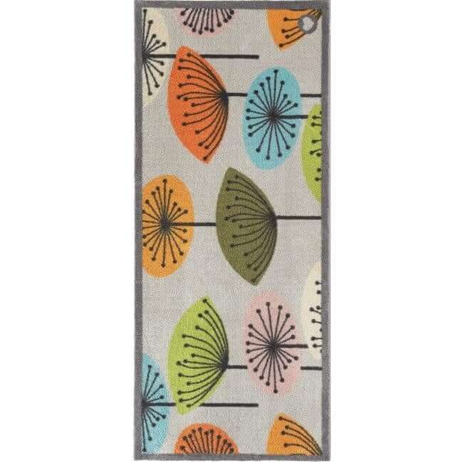 Eco-Friendly Washable Floral Mat The Rugs