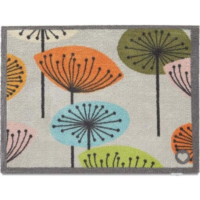 Eco-Friendly Washable Floral Mat The Rugs