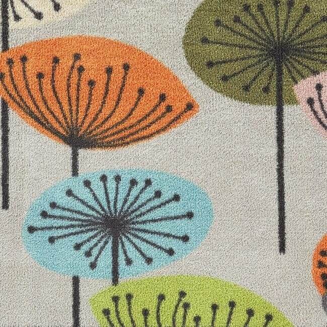 Eco-Friendly Washable Floral Mat The Rugs