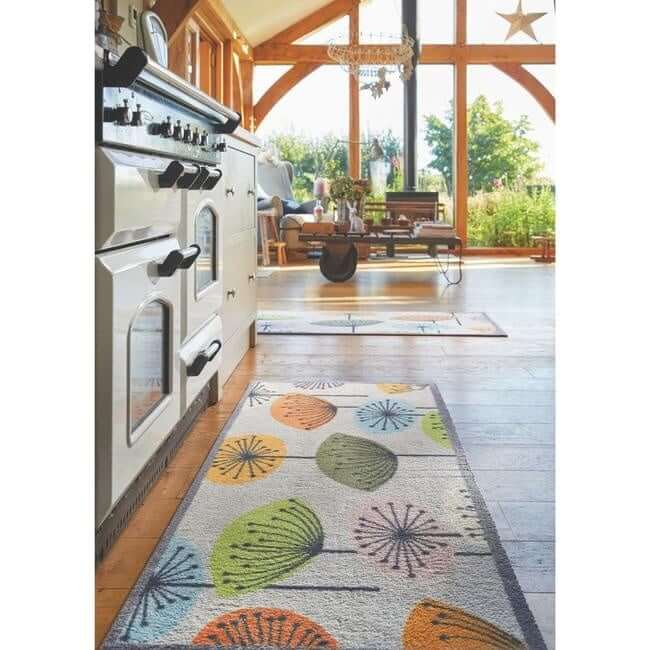 Eco-Friendly Washable Floral Mat The Rugs