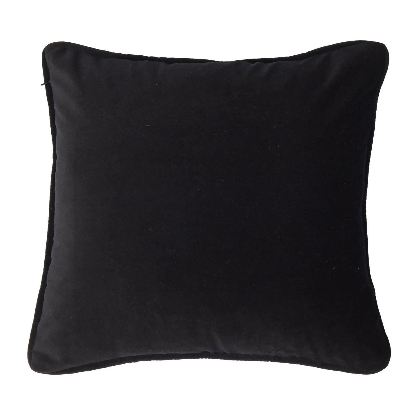 Nude Black Cotton & Velvet Cushion Bivain