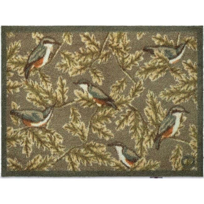 Eco-Friendly Washable Birds Mat The Rugs