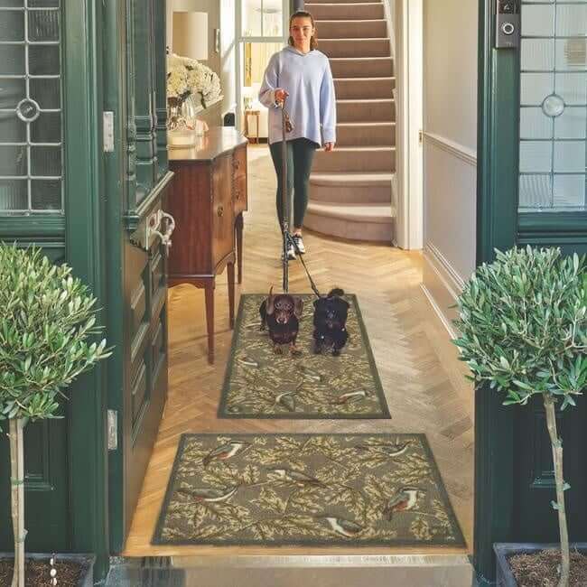 Eco-Friendly Washable Birds Mat The Rugs