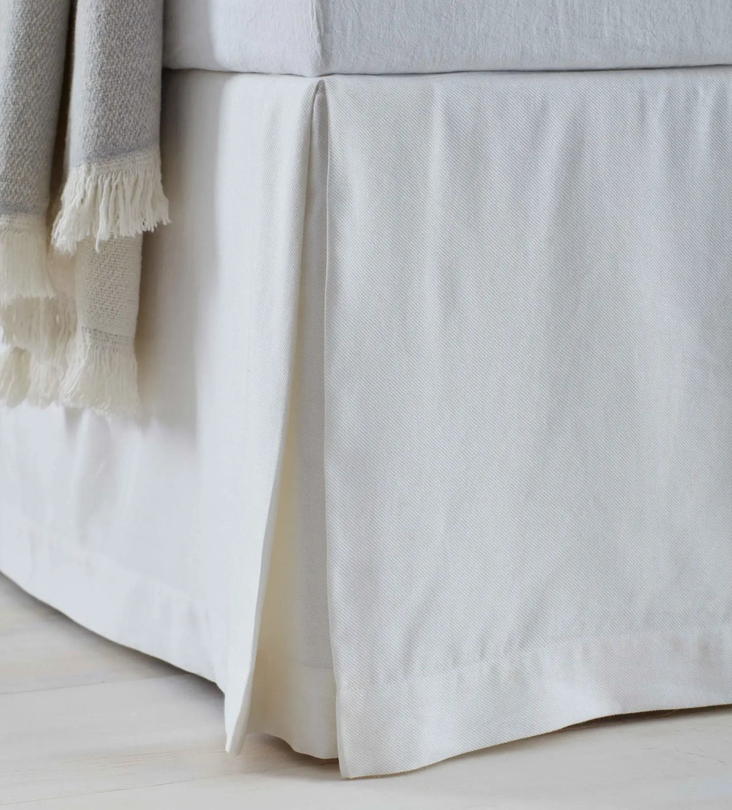 Off White Twill Cotton Linen Valance The Secret Linen Store
