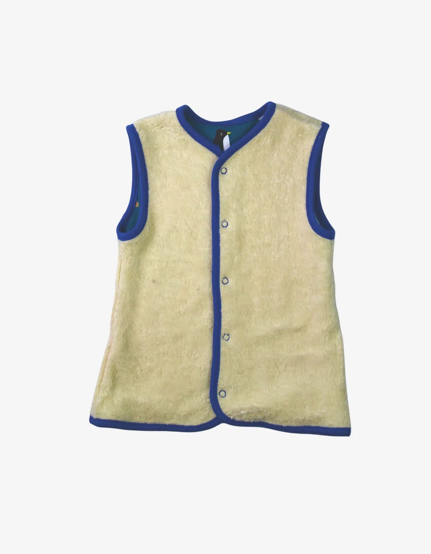 Organic Arctic Print Reversible Gilet Toby Tiger