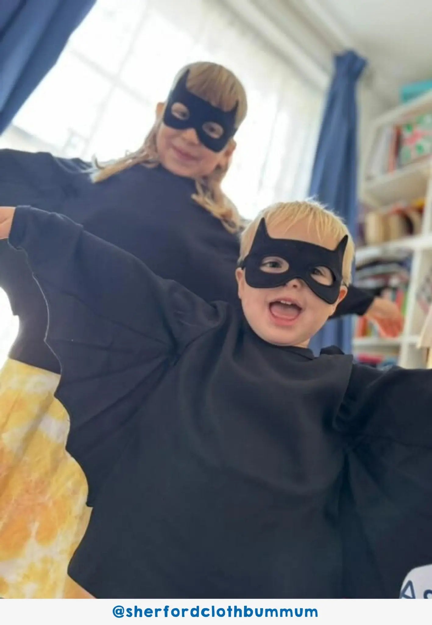 Organic Batwing T-Shirt & Mask Costume Set Toby Tiger