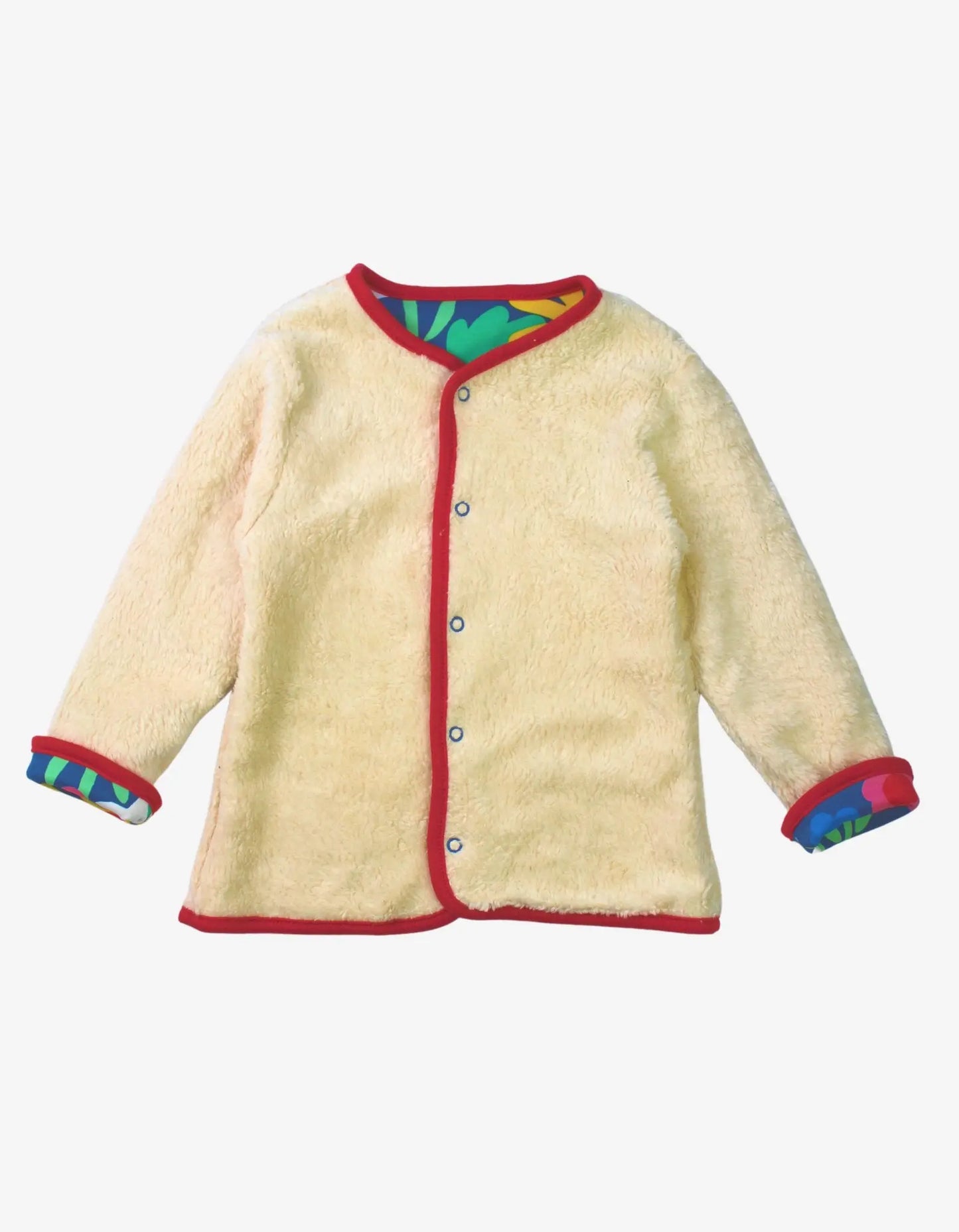 Organic Bold Floral Reversible Jacket Toby Tiger