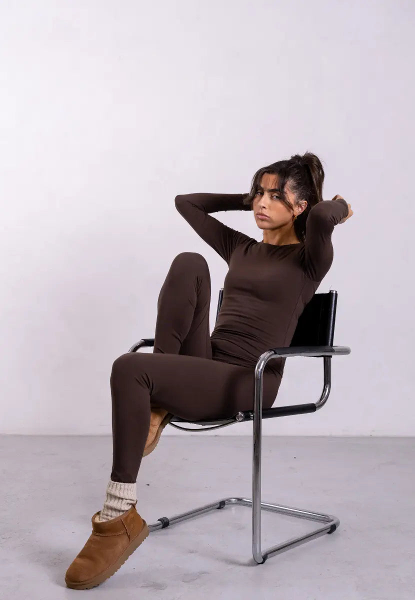 Organic Cotton Leggings, Hot Fudge Pantee
