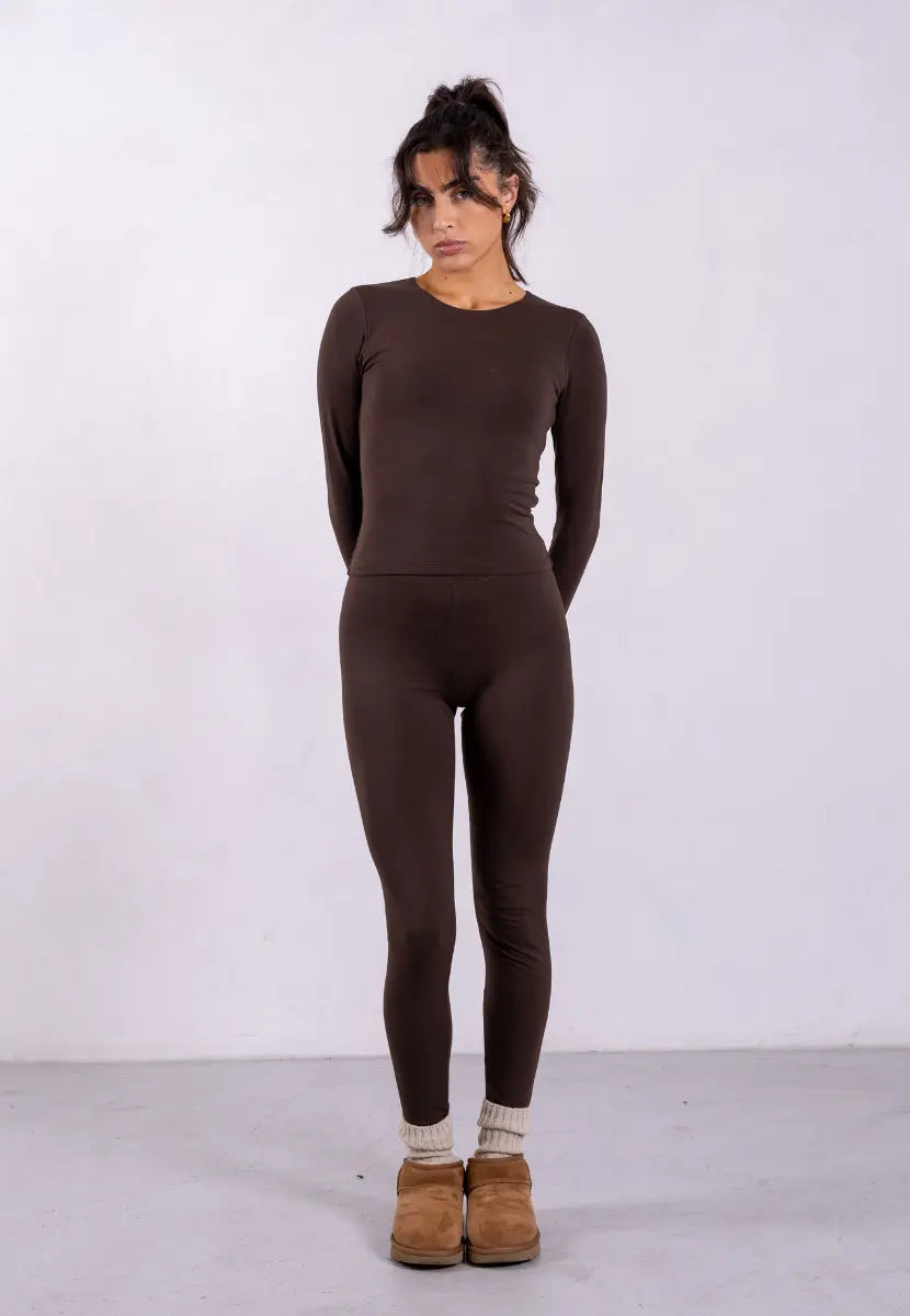 Organic Cotton Leggings, Hot Fudge Pantee