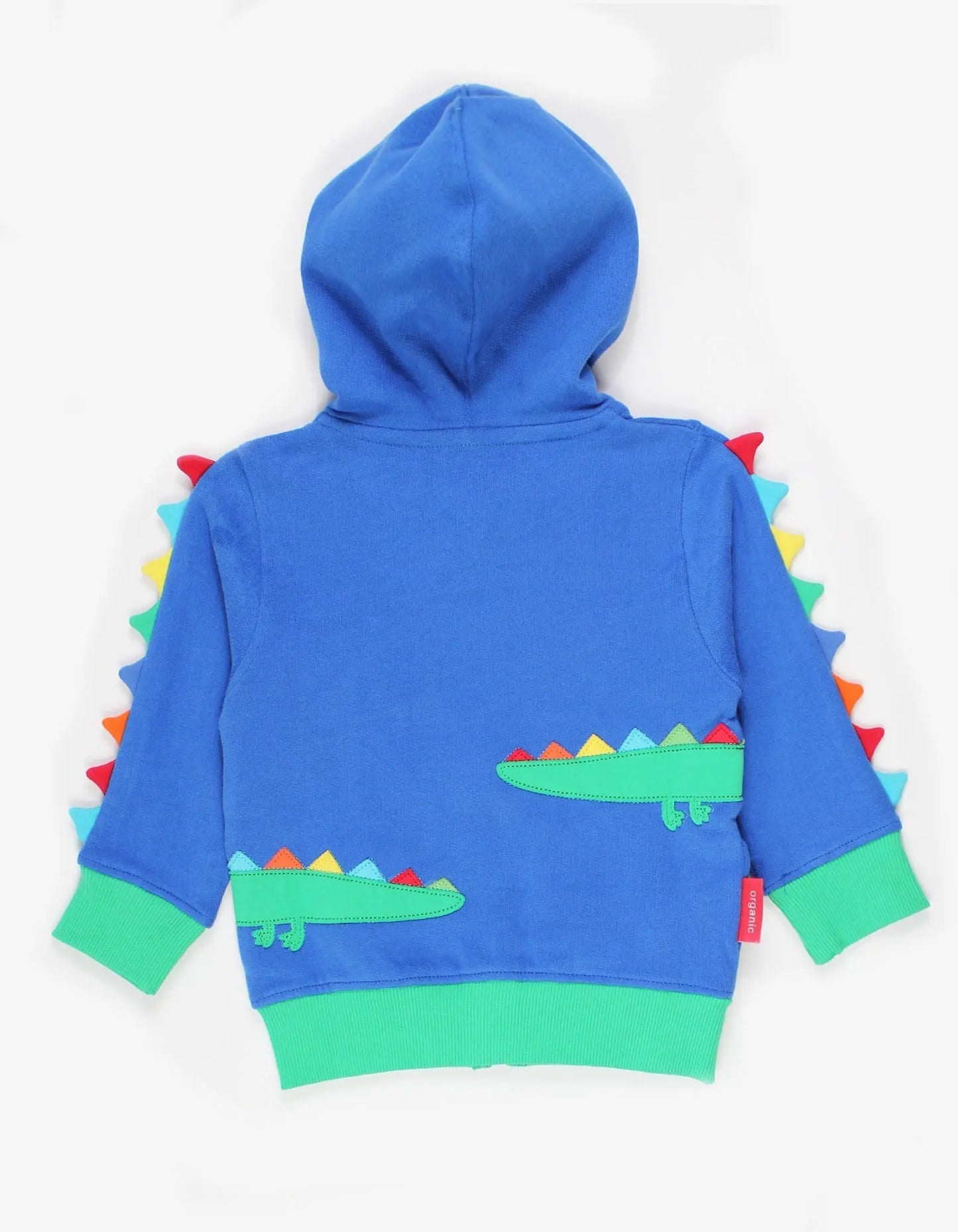Organic Crocodile Applique Hoodie Toby Tiger