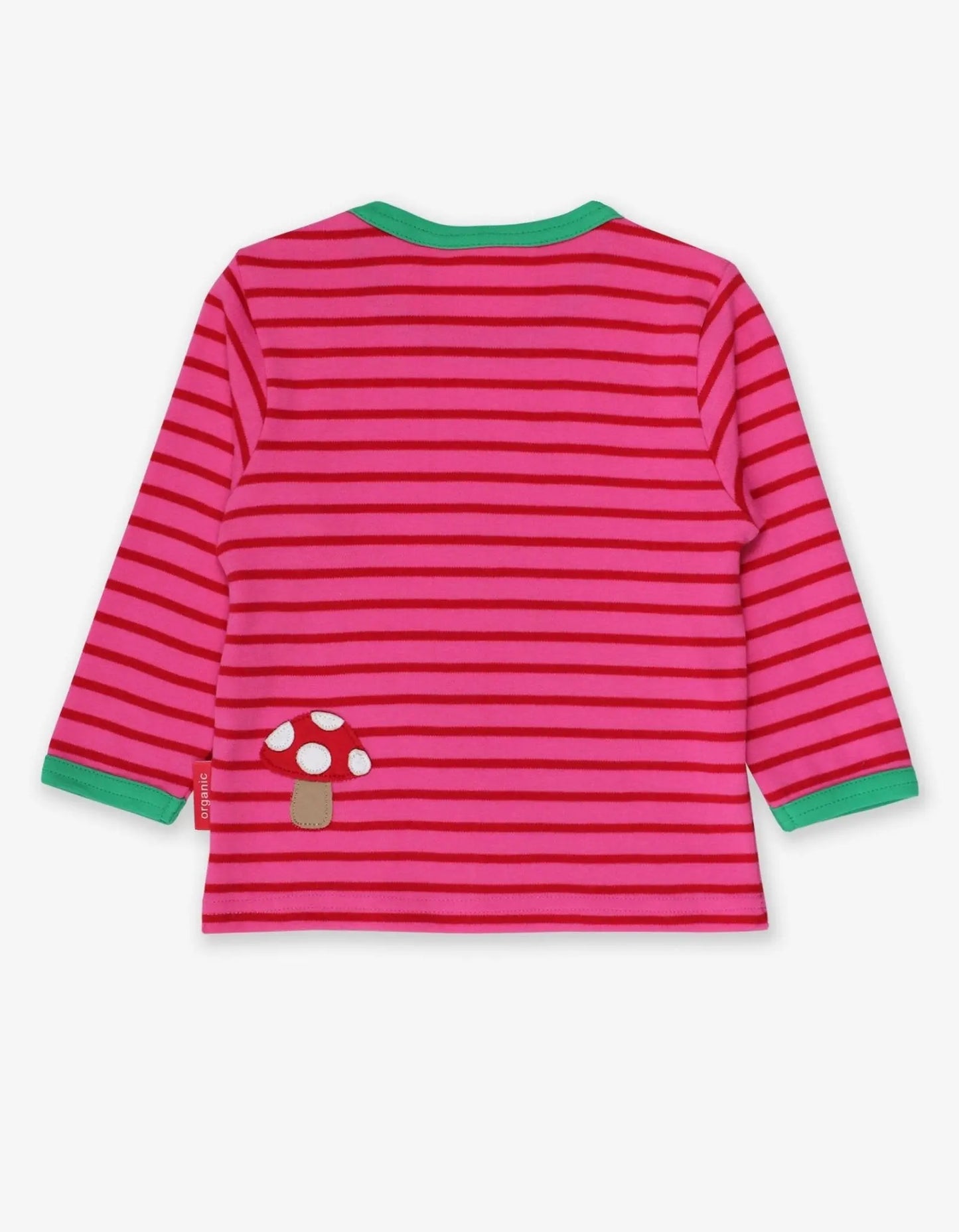 Organic Fawn Applique Long-Sleeved T-Shirt Toby Tiger