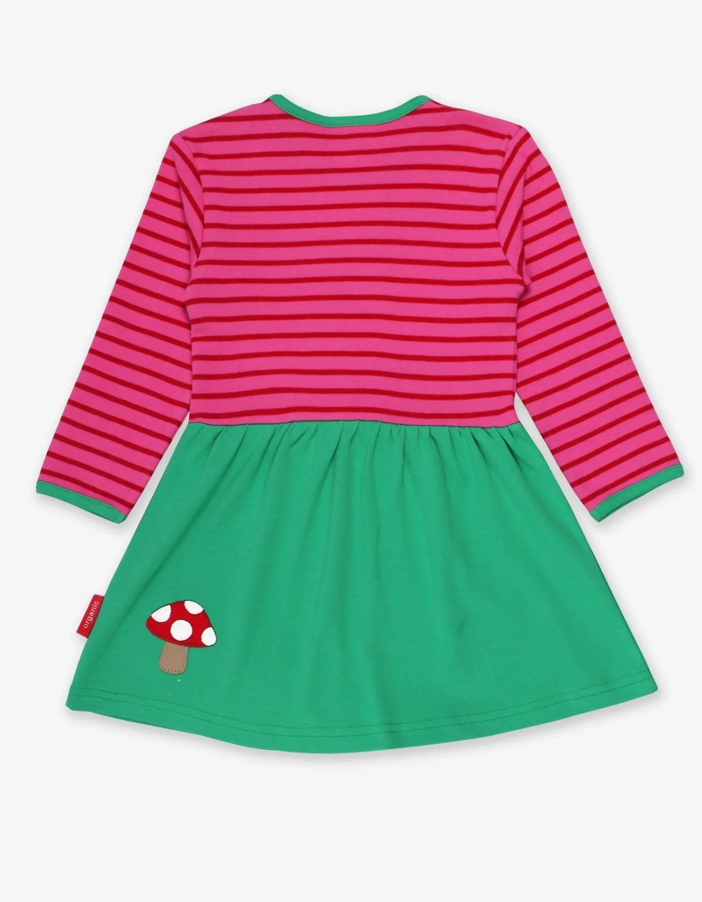 Organic Fawn Applique Twirl Dress Toby Tiger