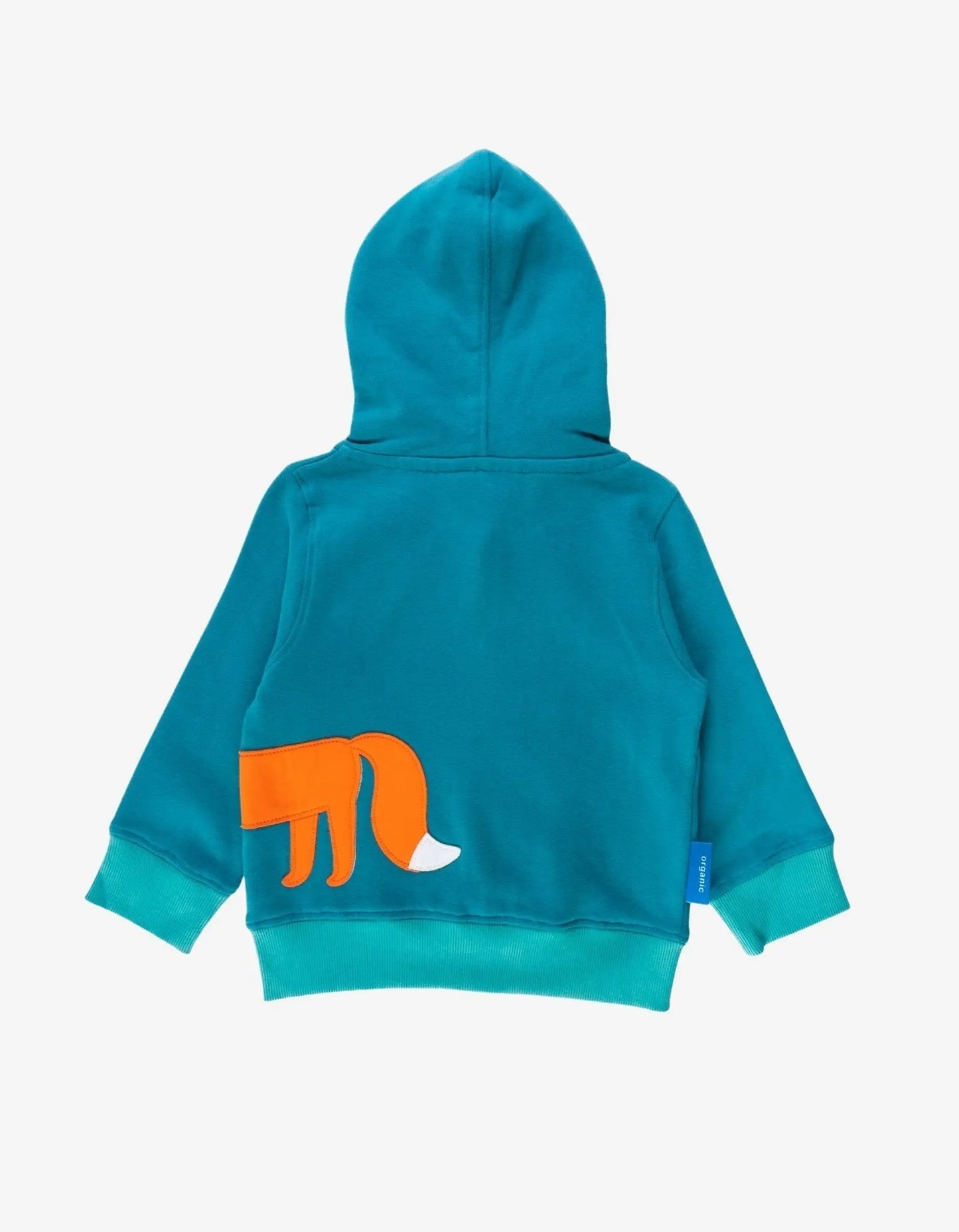 Organic Fox Applique Hoodie Toby Tiger