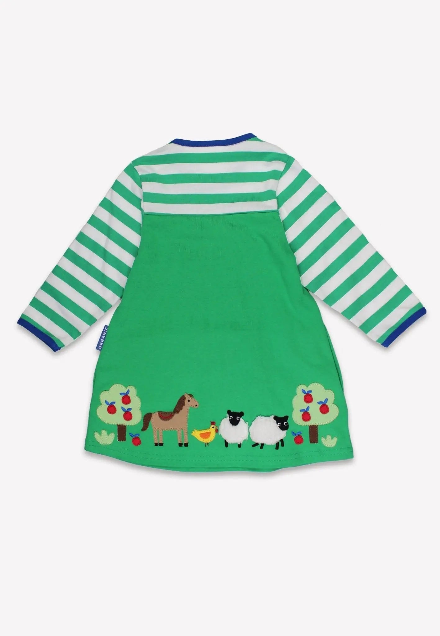 Organic Hillside Applique T-shirt Dress Toby Tiger