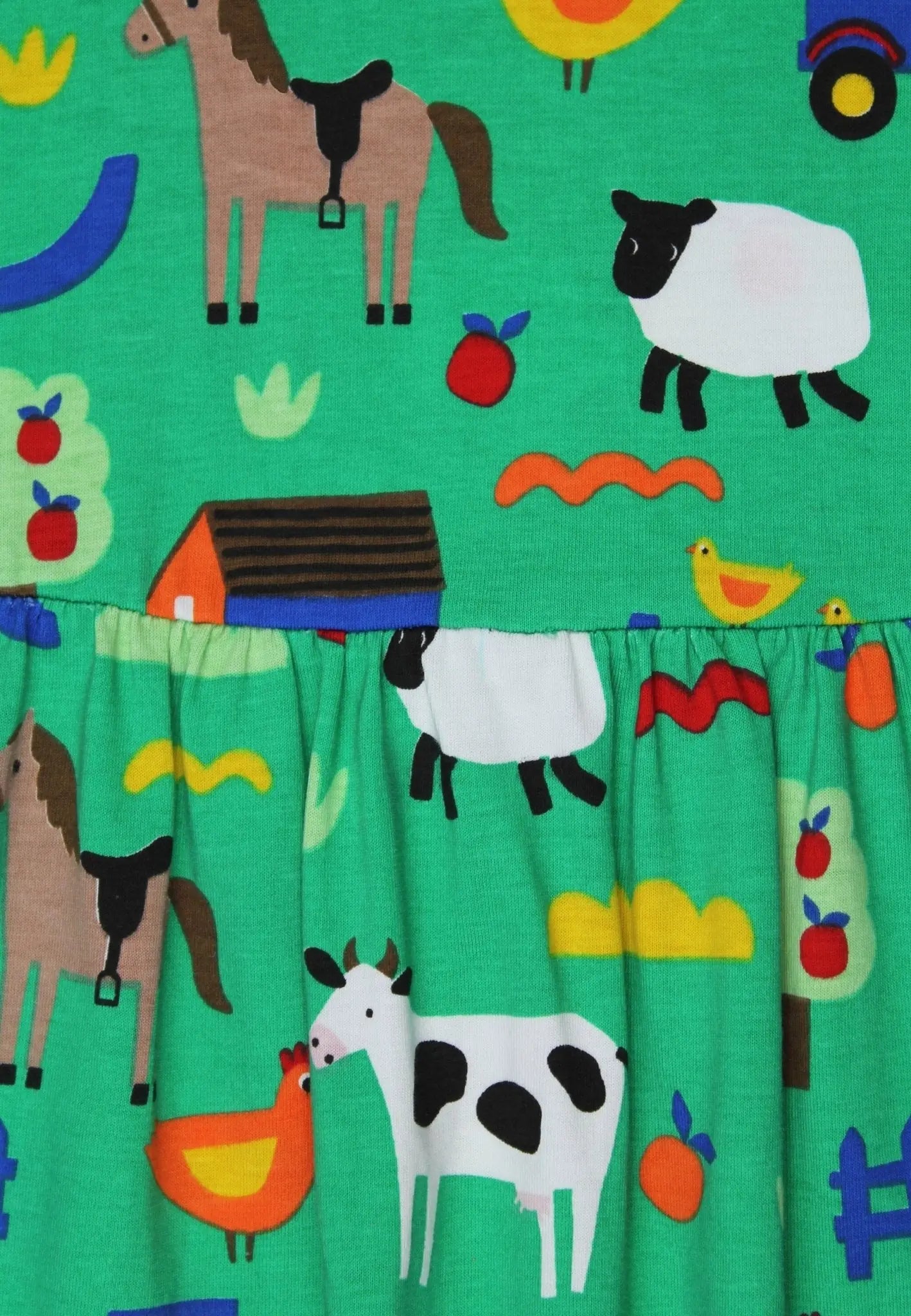 Organic Hillside Print Summer Dress Toby Tiger