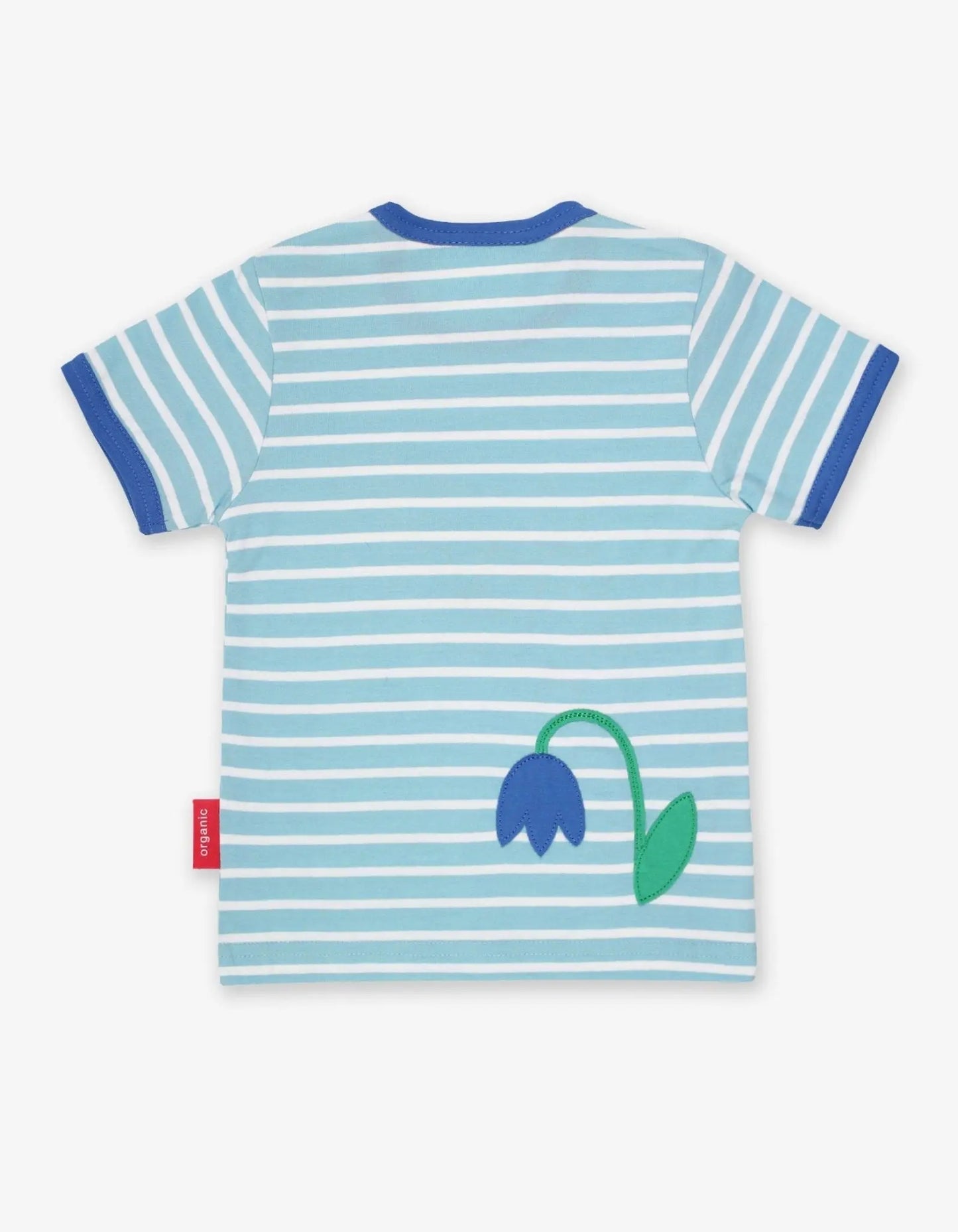 Organic Ladybird Applique Short-Sleeved T-Shirt Toby Tiger