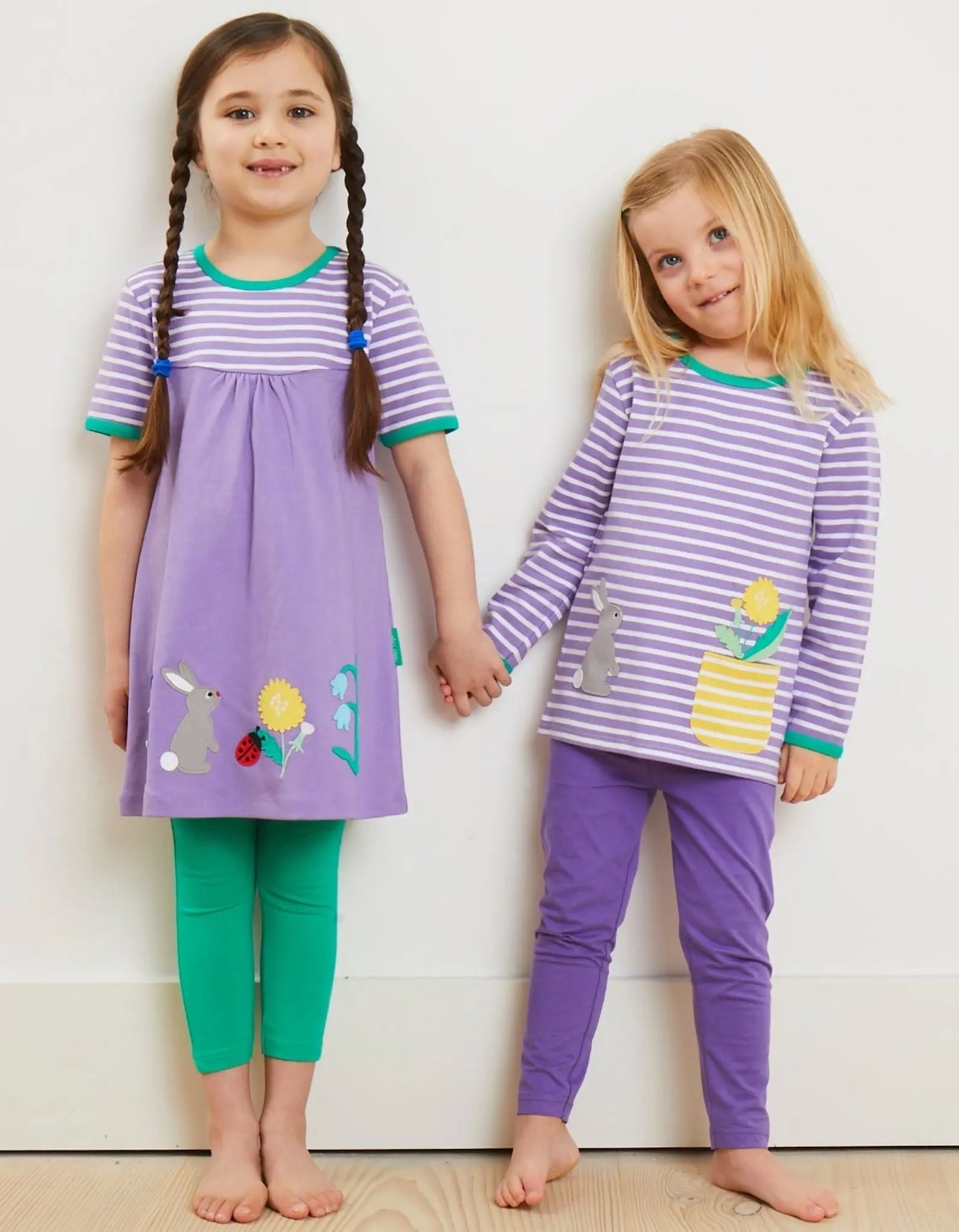 Organic Spring Applique Short-Sleeved T-Shirt Toby Tiger