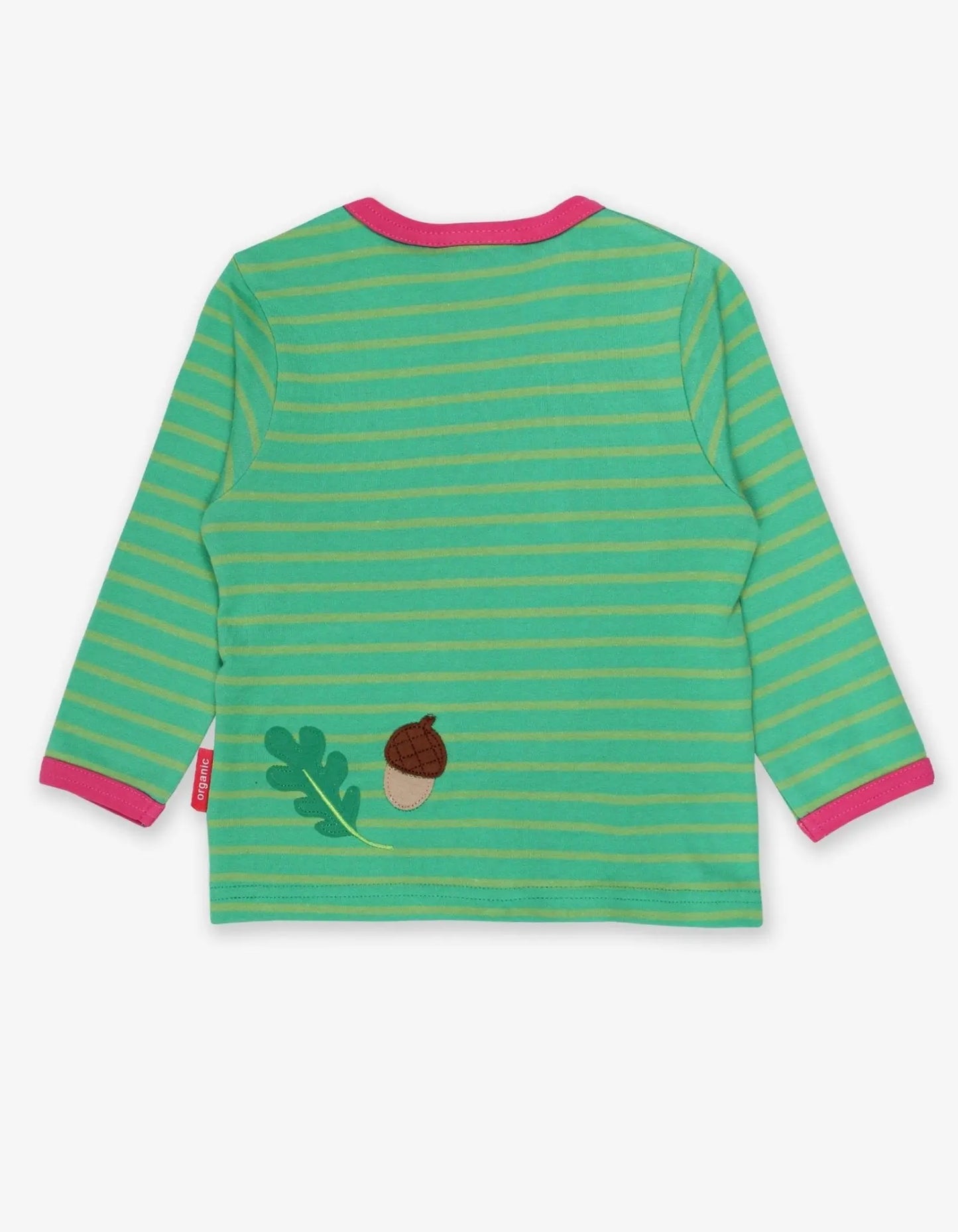 Organic Squirrel Applique Long-Sleeved T-Shirt Toby Tiger
