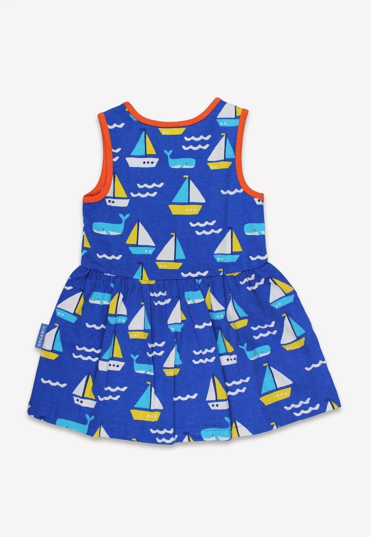 Organic St Ives Print Summer Dress Toby Tiger