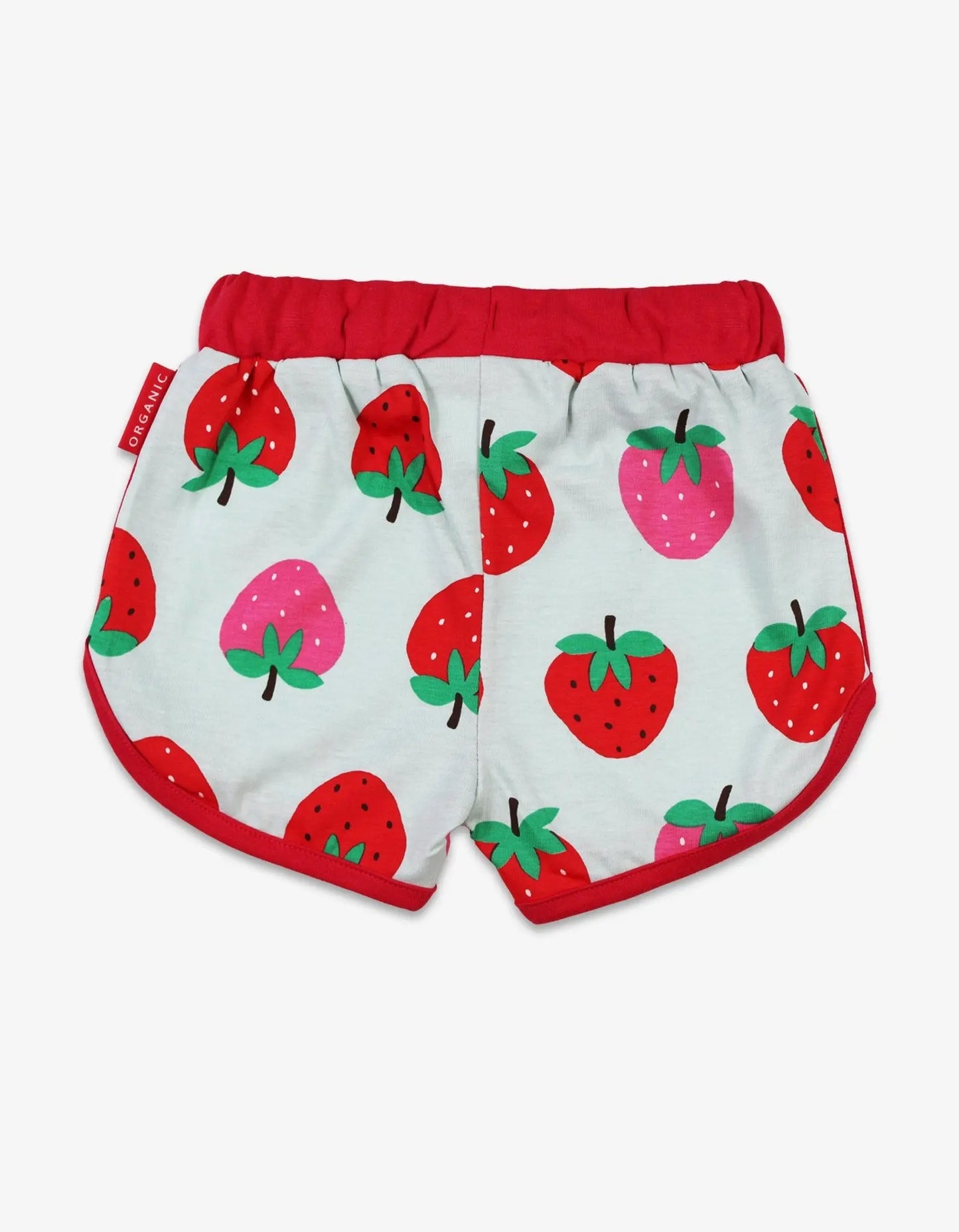 Organic Strawberry Print Running Shorts Toby Tiger