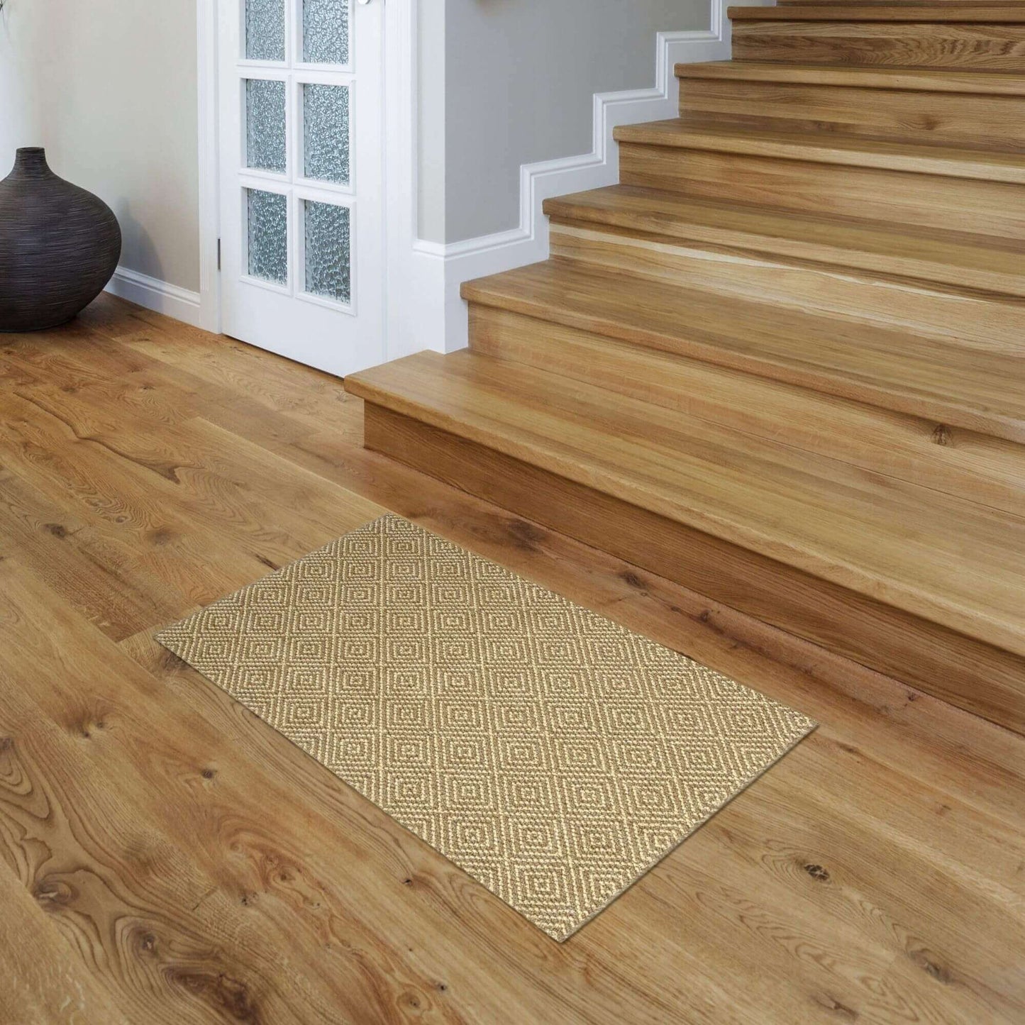 Washable Designer Mat Diamond | 132 The Rugs