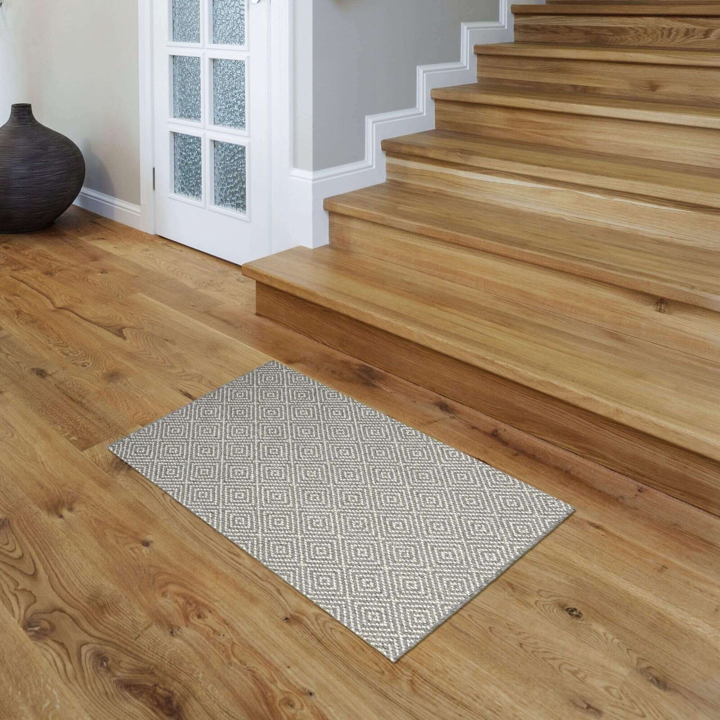 Washable Designer Mat Diamond | 132 The Rugs