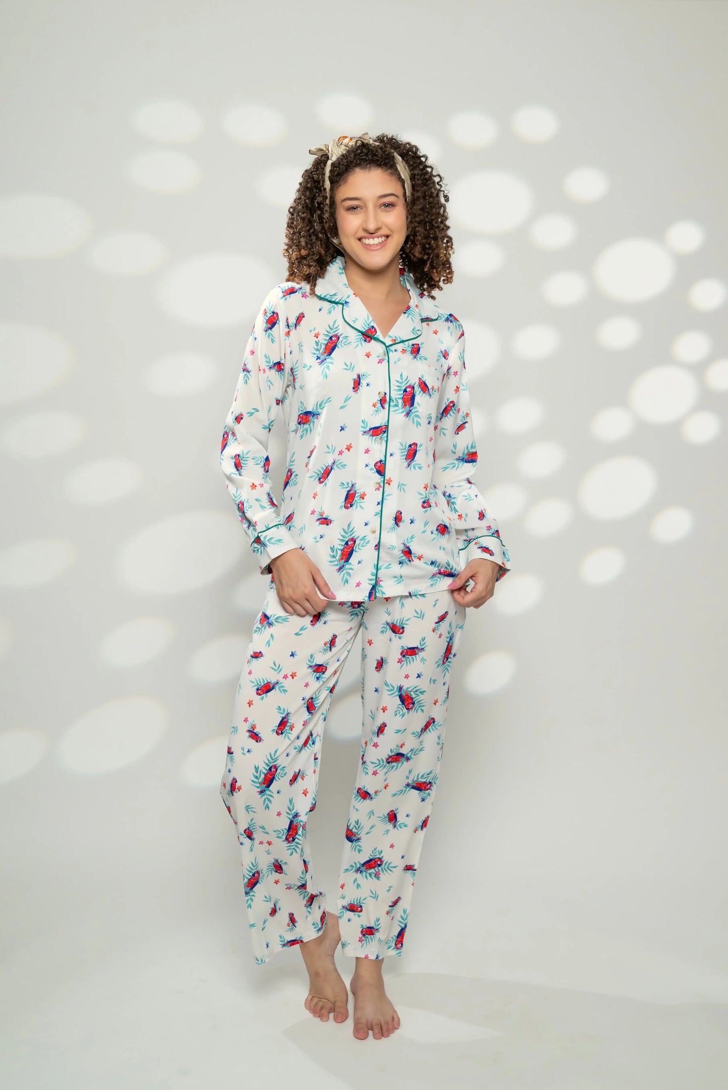 Parrots of the Nights Women's Pyjama Trouser Set Nidra