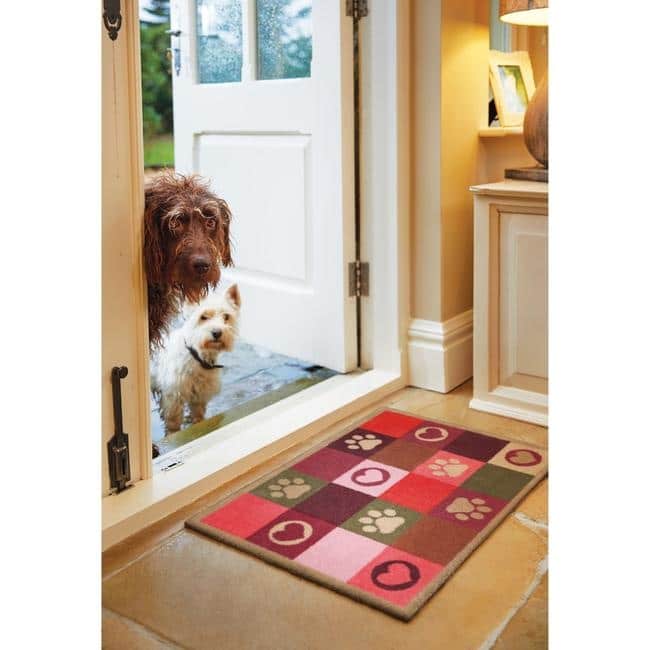 Eco-Friendly Washable Heart Pet Mat The Rugs