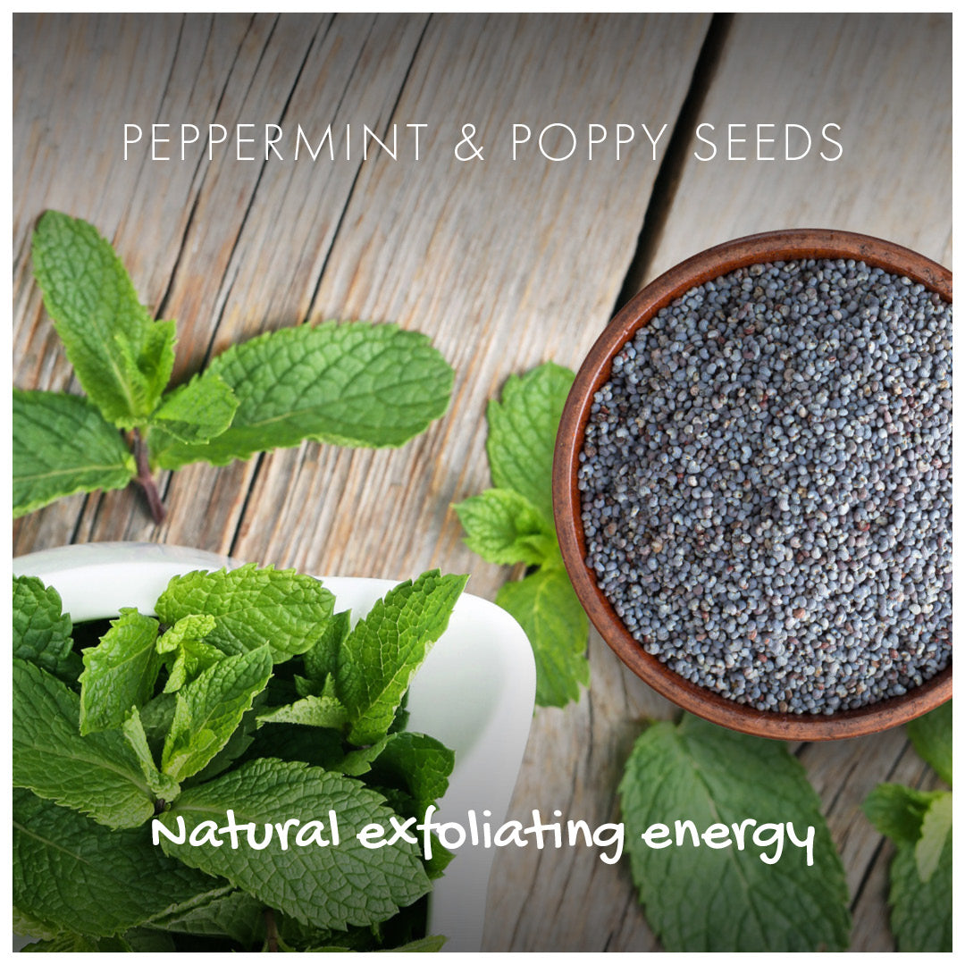 Natural Soap On A Rope - 'Fresh' Peppermint & Poppyseeds 125g Friendly Soap