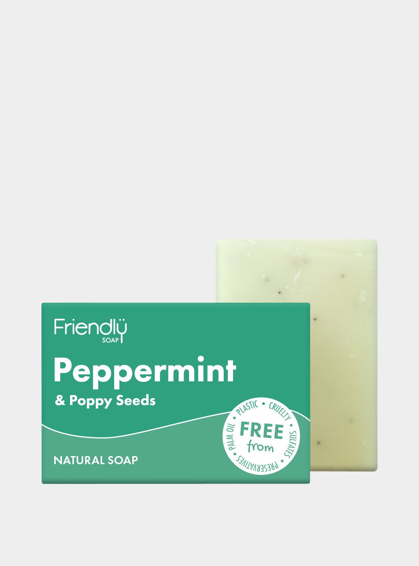 Peppermint & Poppyseeds Natural Soap Friendly Soap