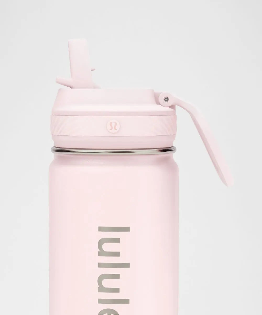 Pink Pearl Back to Life Sport Bottle 18oz Straw Lid – Myza