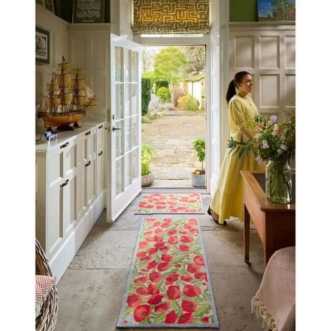 Eco-Friendly Floral-Inspired Mat The Rugs