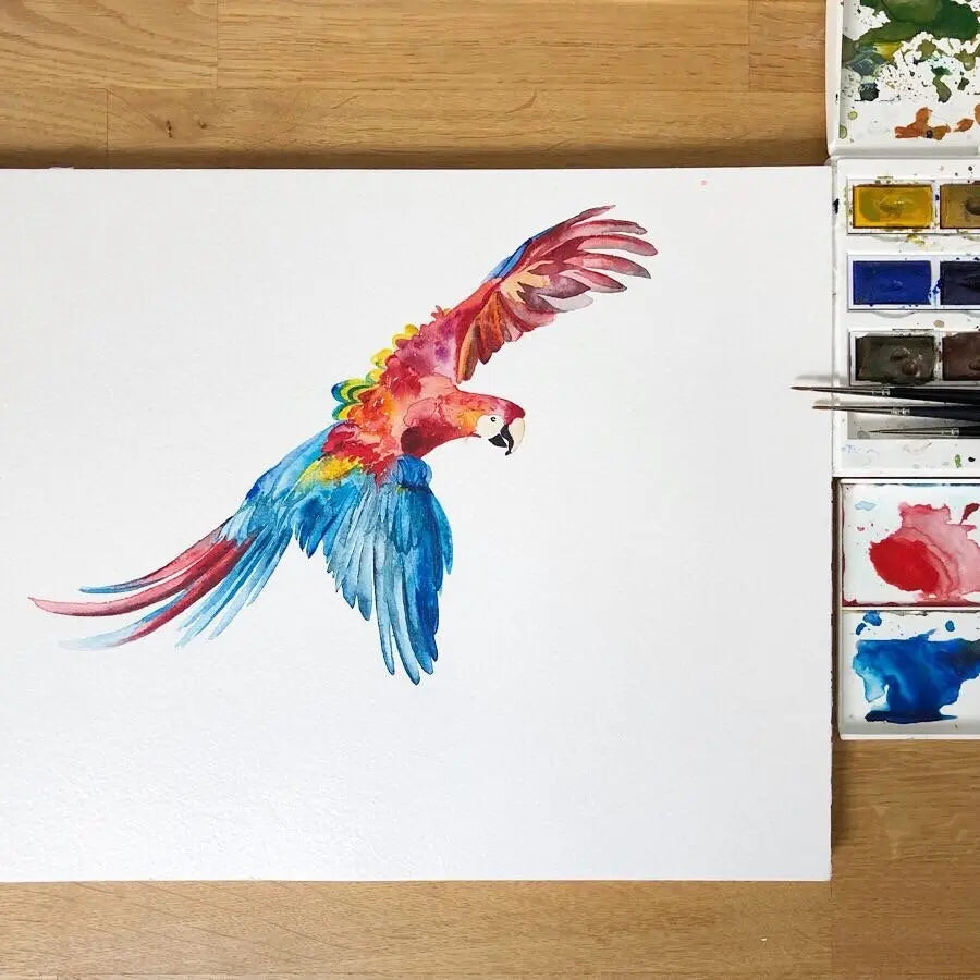 Rainforest Tropical Wildlife - Children's Curtain Fabric Katie Hipwell Design