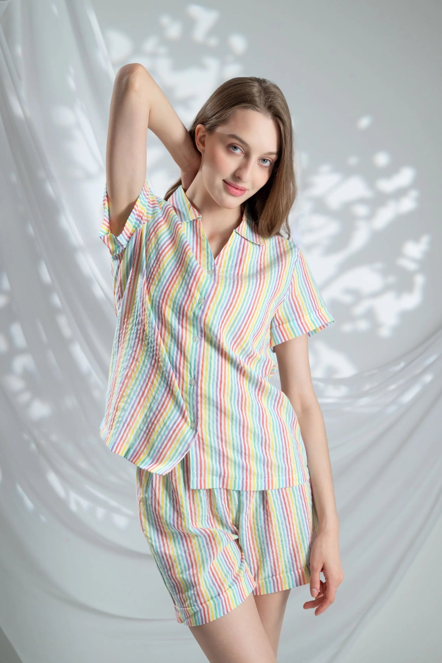 Resting Rainbows Women's Pyjama Short Set Nidra