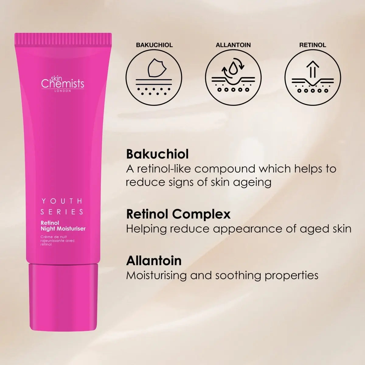 Retinol & Bakuchiol Night Moisturiser 50ml skinChemists