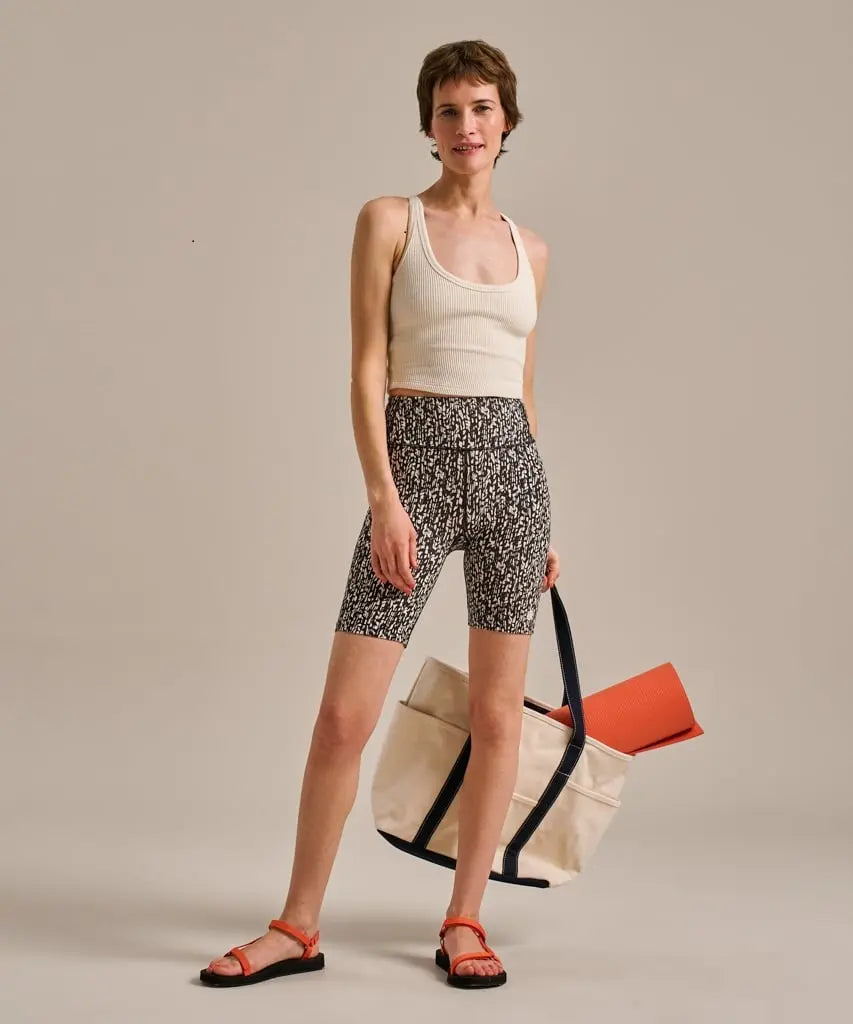 Rib Gathered Crop Top BAM Clothing