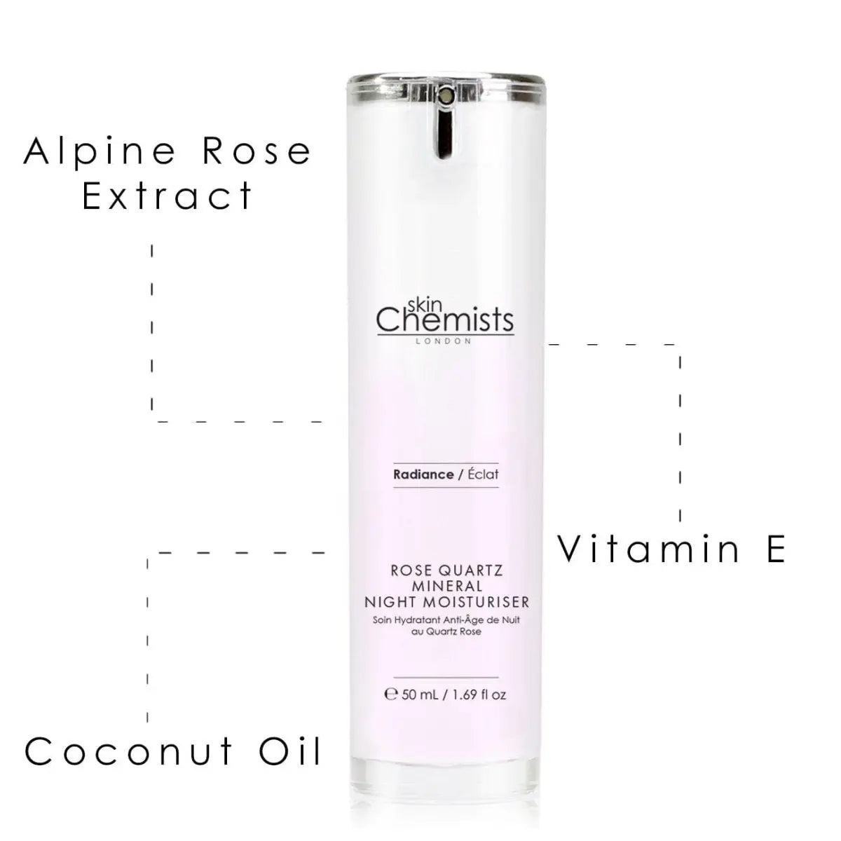 Rose Quartz Mineral Night Moisturiser 50ml skinChemists