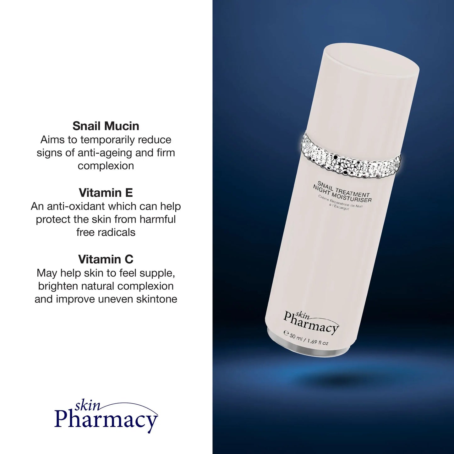 SP Snail Treatment Night Moisturiser 50ml skinChemists