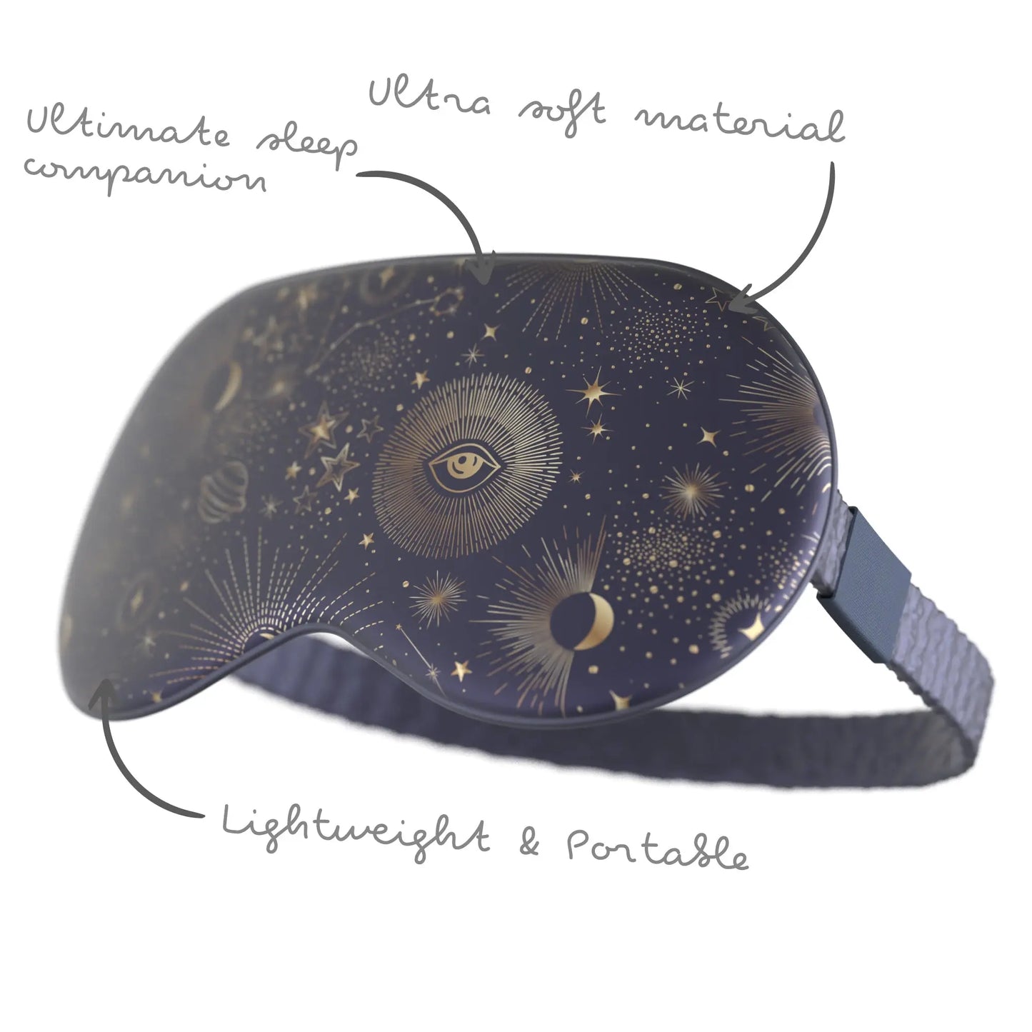 Satin Sleep Mask - Blue Celestial SMUG
