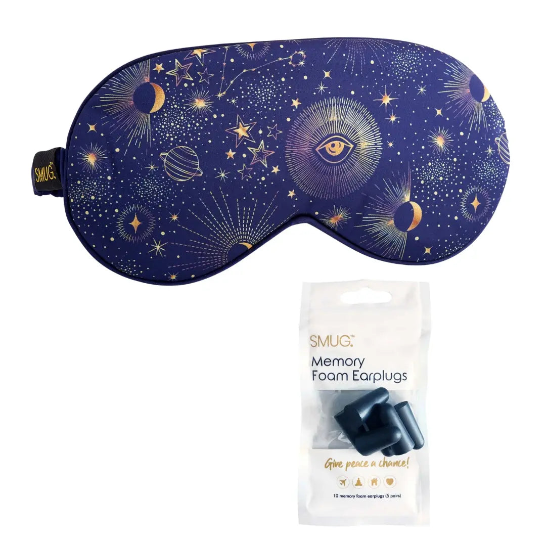 Satin Sleep Mask - Blue Celestial SMUG