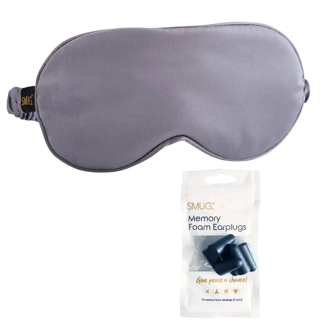 Satin Sleep Mask - Grey SMUG