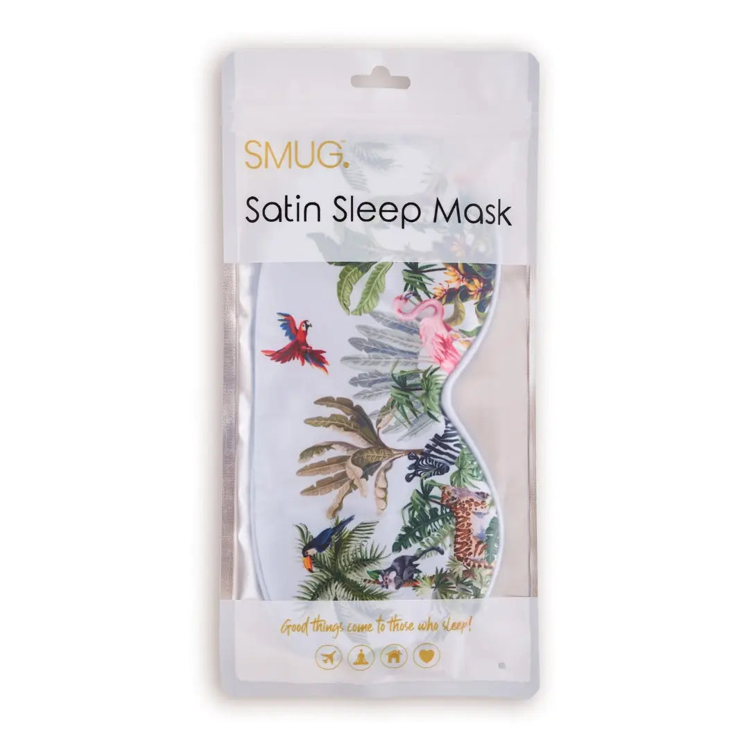 Satin Sleep Mask - Jungle Print SMUG
