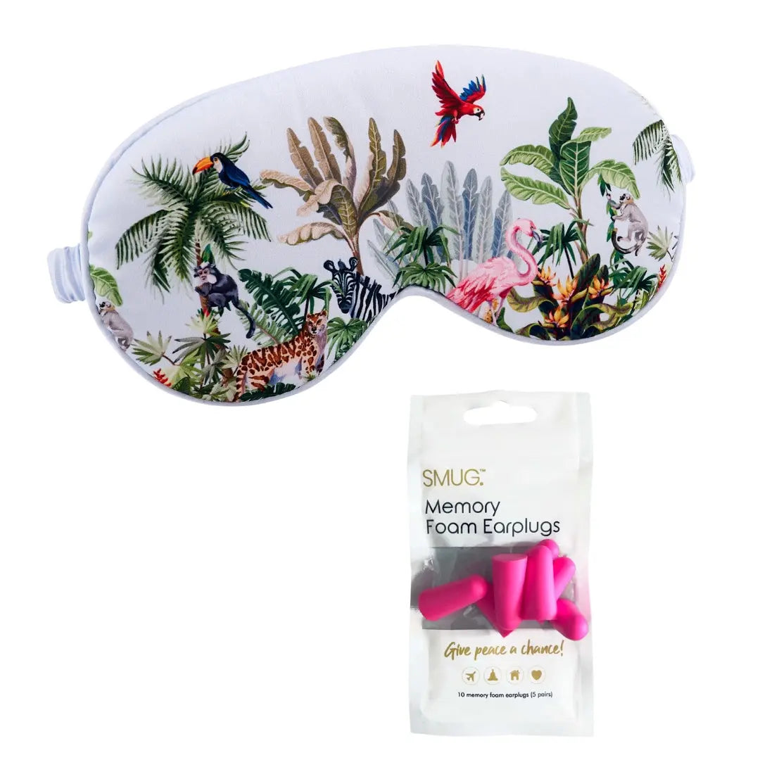 Jungle Satin Sleep Mask – Myza